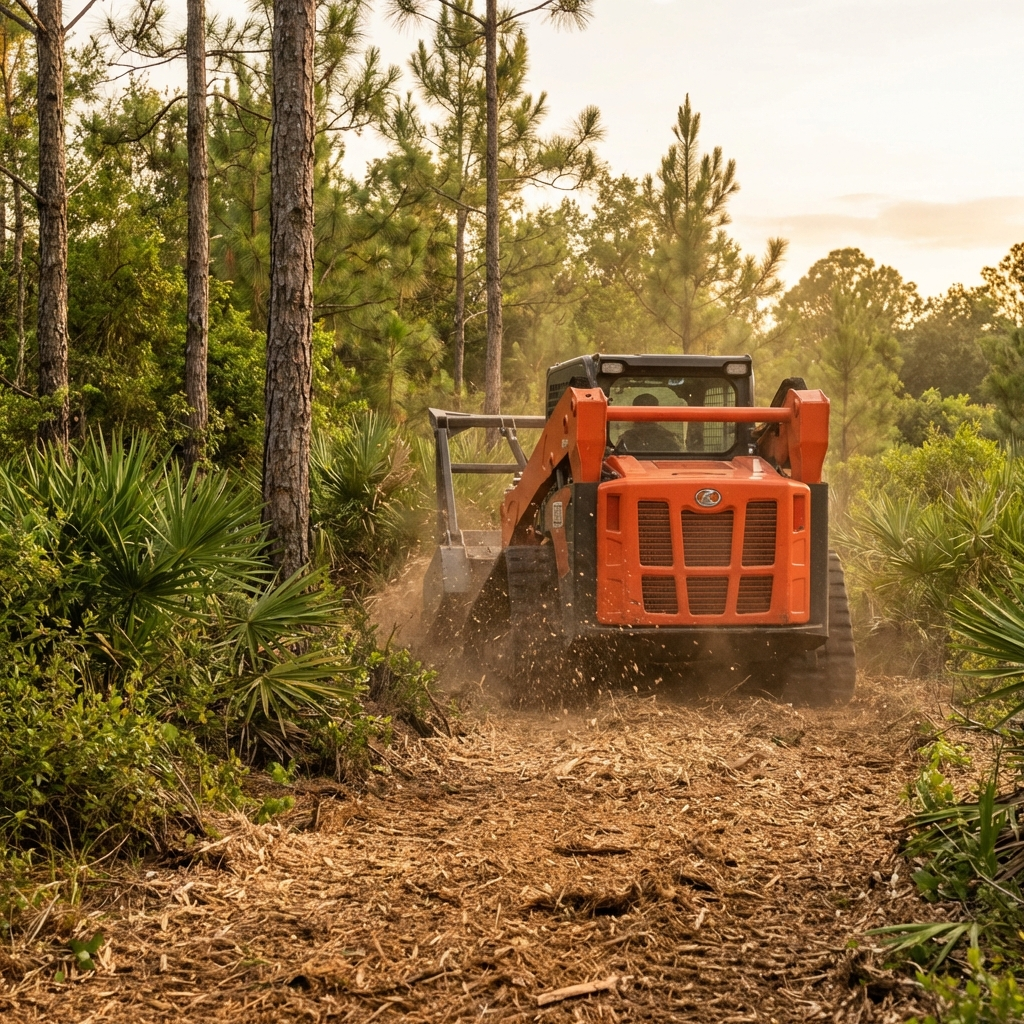 From Brush to Bounty: How Forestry Mulching Supercharges Your Florida Soil
